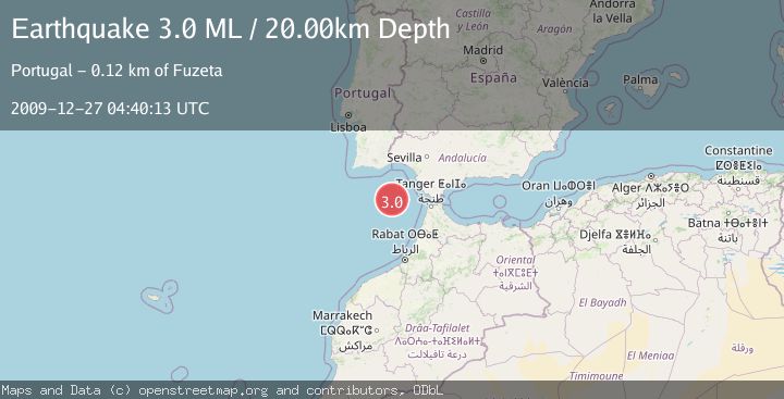 Map of STRAIT OF GIBRALTAR