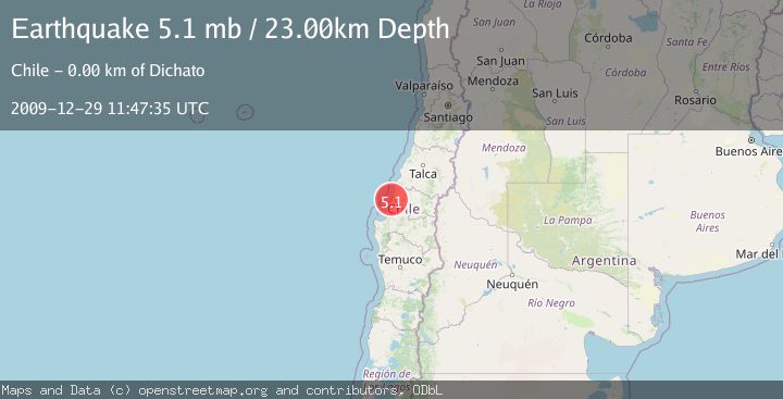 Map of BIO-BIO, CHILE
