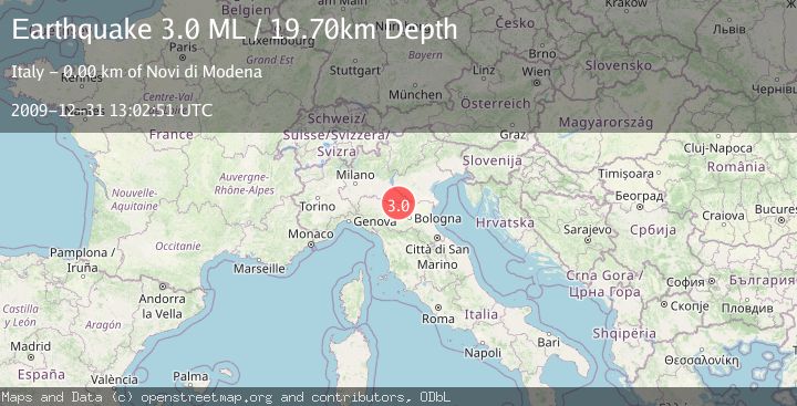 Map of NORTHERN ITALY