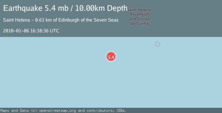 Map of SOUTHERN MID-ATLANTIC RIDGE