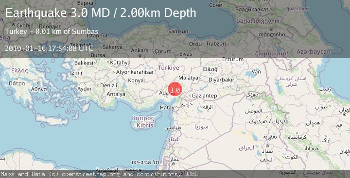 Map of CENTRAL TURKEY
