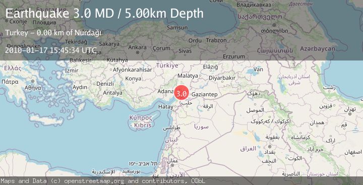 Map of CENTRAL TURKEY