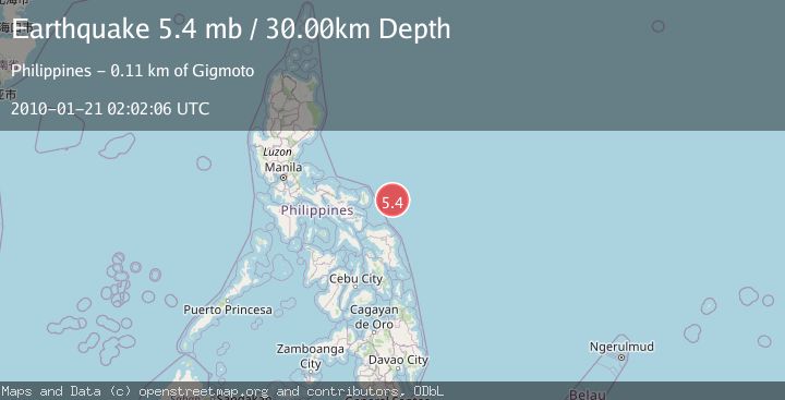 Map of PHILIPPINE ISLANDS REGION