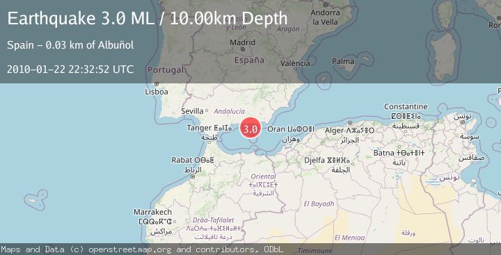 Map of STRAIT OF GIBRALTAR