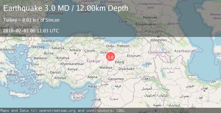 Map of CENTRAL TURKEY
