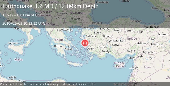 Map of NEAR THE COAST OF WESTERN TURKEY