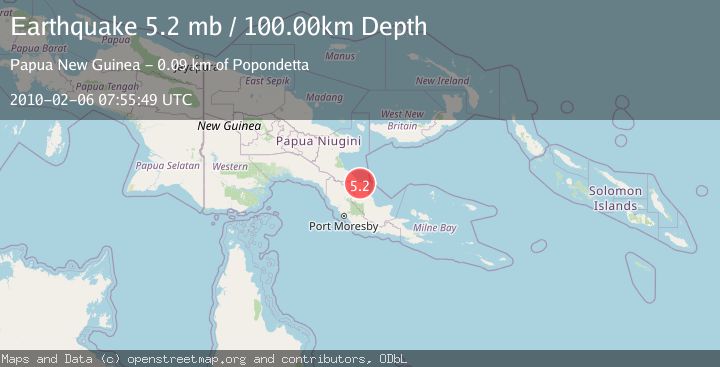 Map of EASTERN NEW GUINEA REG., P.N.G.