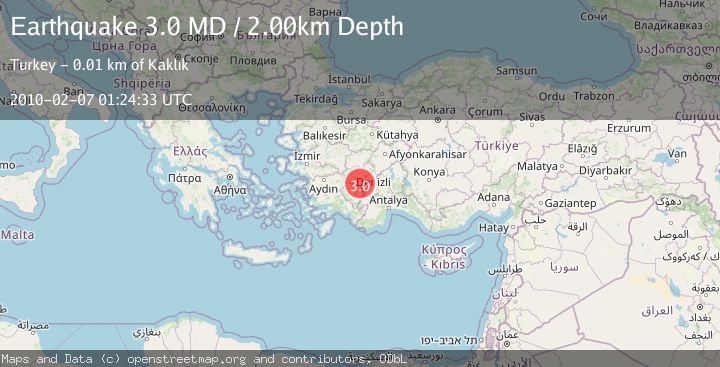 Map of WESTERN TURKEY