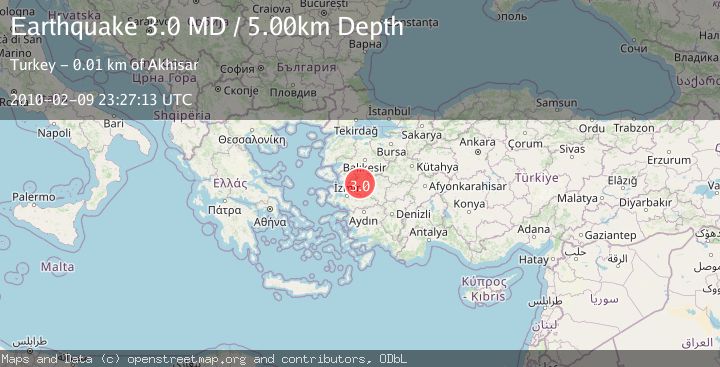Map of WESTERN TURKEY