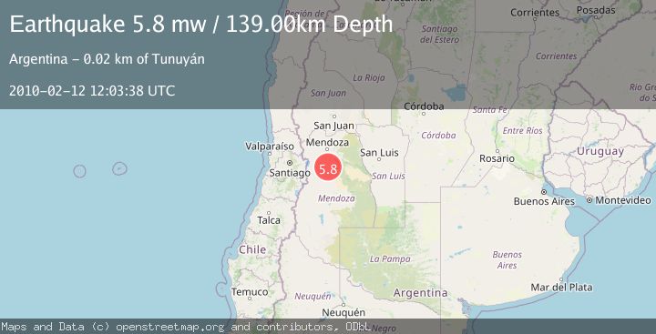 Map of MENDOZA, ARGENTINA