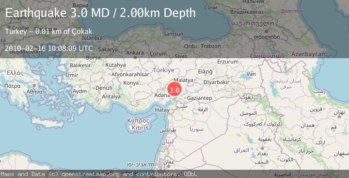 Map of CENTRAL TURKEY