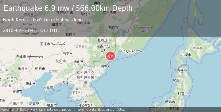 Map of CHINA-RUSSIA-NORTH KOREA BORDER