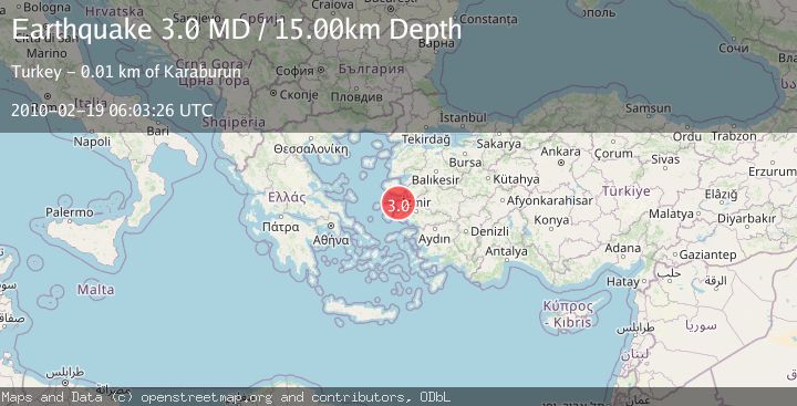 Map of NEAR THE COAST OF WESTERN TURKEY