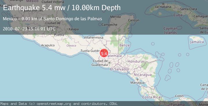 Map of CHIAPAS, MEXICO