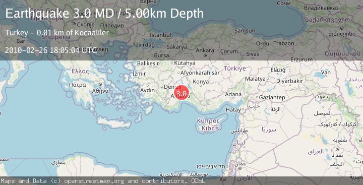 Map of WESTERN TURKEY