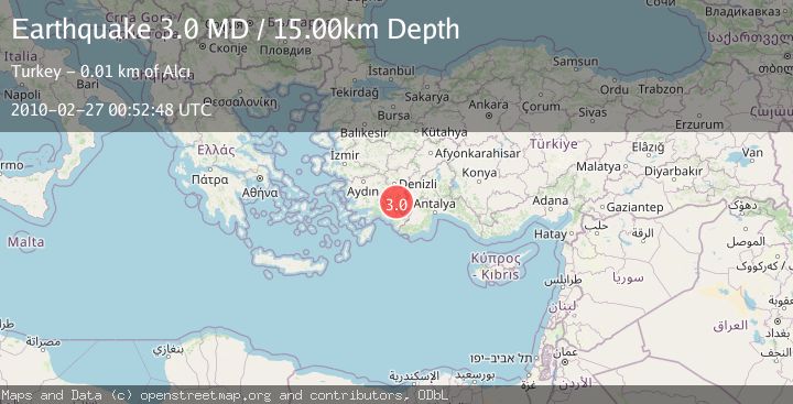 Map of WESTERN TURKEY