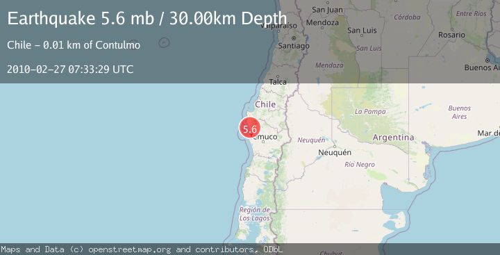 Map of BIO-BIO, CHILE