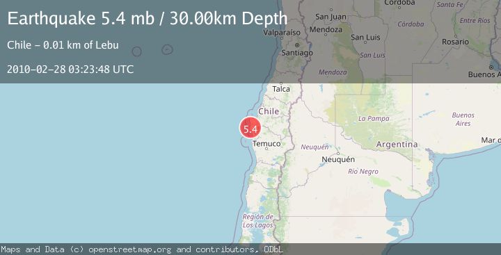 Map of BIO-BIO, CHILE