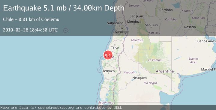 Map of BIO-BIO, CHILE