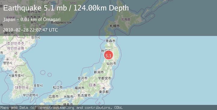 Map of EASTERN HONSHU, JAPAN