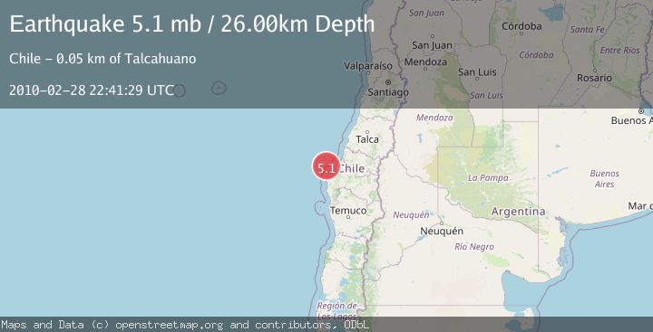 Map of OFFSHORE BIO-BIO, CHILE
