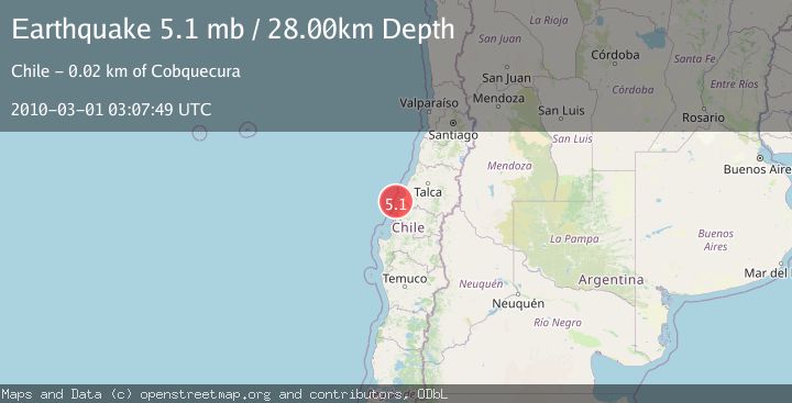 Map of OFFSHORE BIO-BIO, CHILE