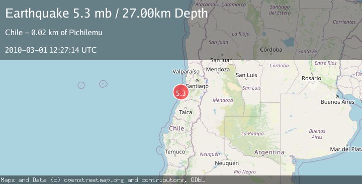Map of OFFSHORE O'HIGGINS, CHILE