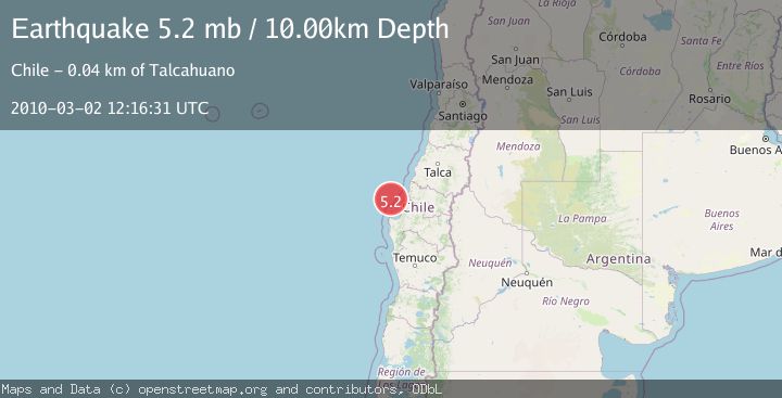 Map of OFFSHORE BIO-BIO, CHILE