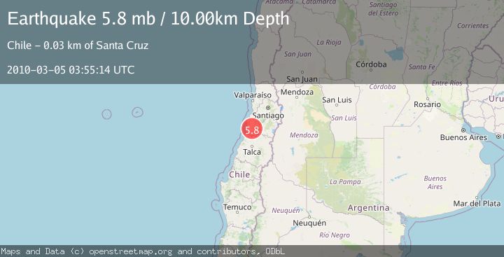 Map of LIBERTADOR O'HIGGINS, CHILE