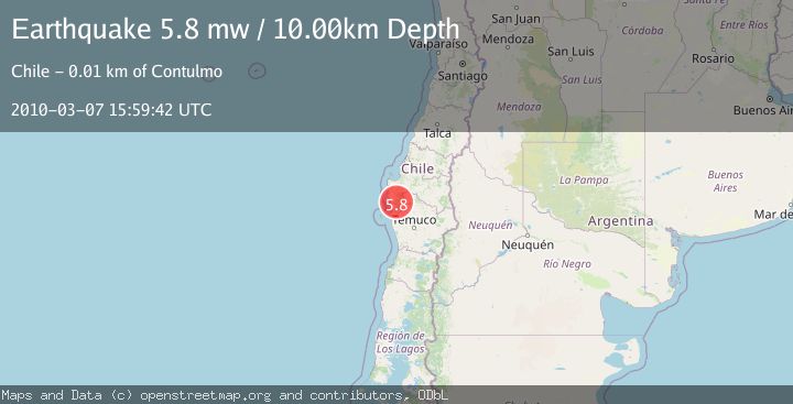 Map of BIO-BIO, CHILE