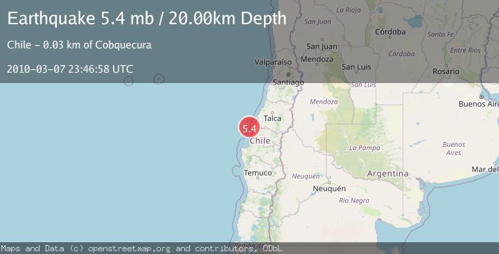 Map of OFFSHORE BIO-BIO, CHILE