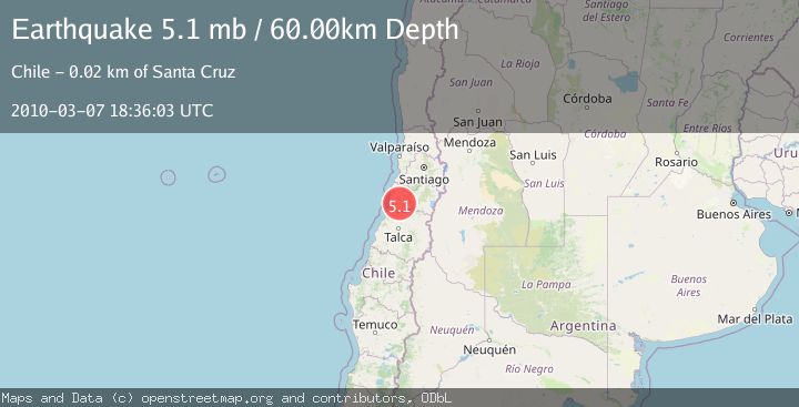 Map of LIBERTADOR O'HIGGINS, CHILE