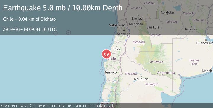 Map of OFFSHORE BIO-BIO, CHILE