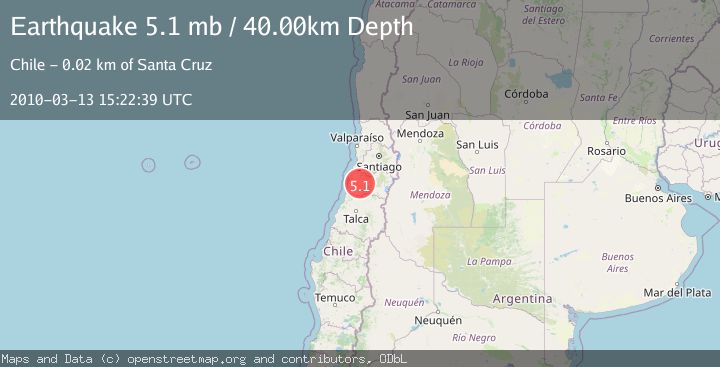 Map of LIBERTADOR O'HIGGINS, CHILE