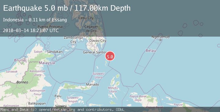 Map of PHILIPPINE ISLANDS REGION
