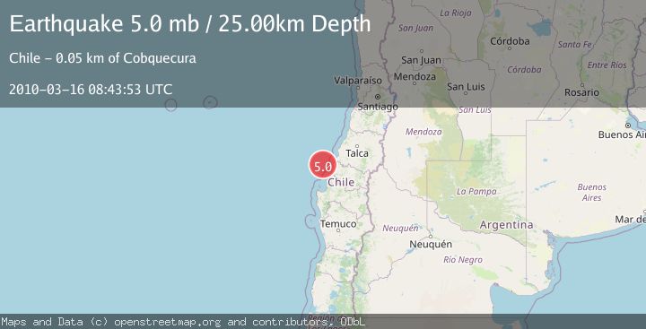 Map of OFFSHORE BIO-BIO, CHILE