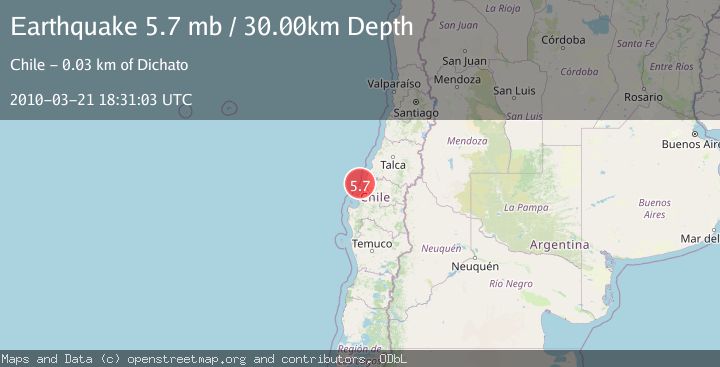 Map of OFFSHORE BIO-BIO, CHILE