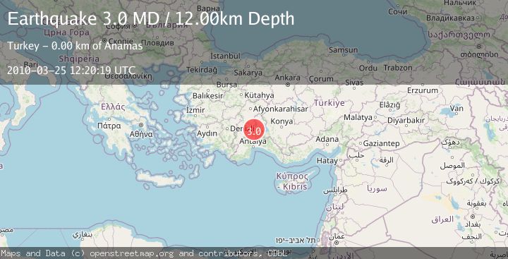 Map of WESTERN TURKEY