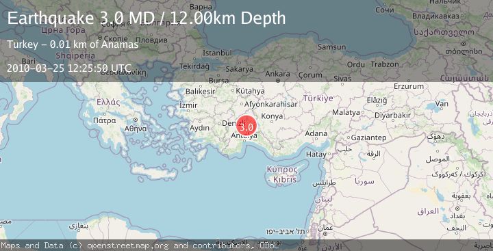 Map of WESTERN TURKEY