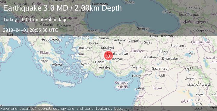 Map of WESTERN TURKEY