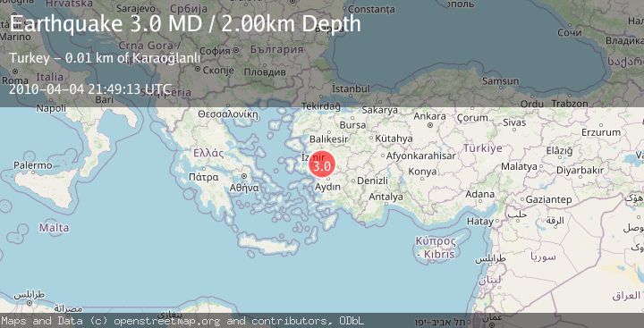 Map of WESTERN TURKEY