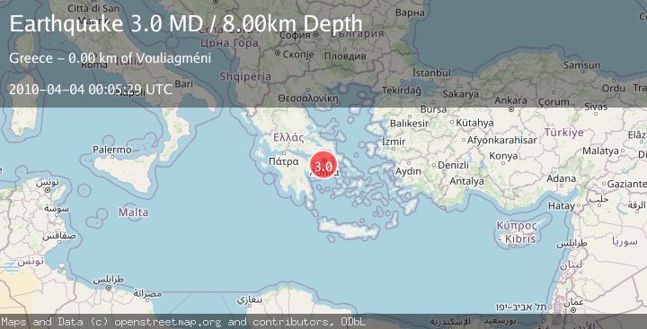 Map of SOUTHERN GREECE