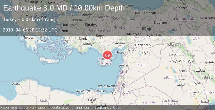 Map of CYPRUS REGION
