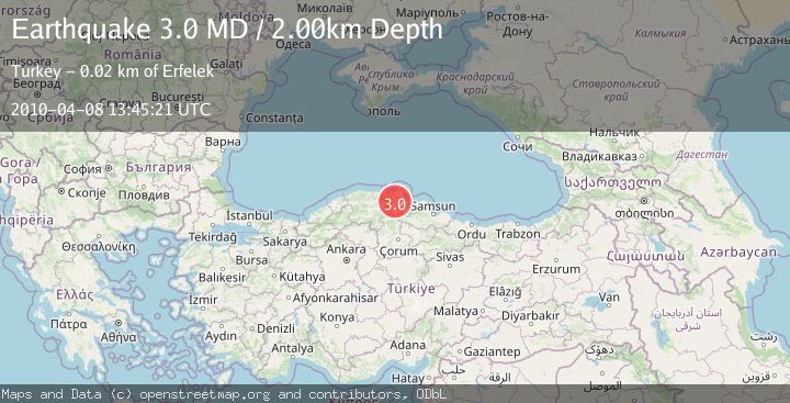 Map of CENTRAL TURKEY