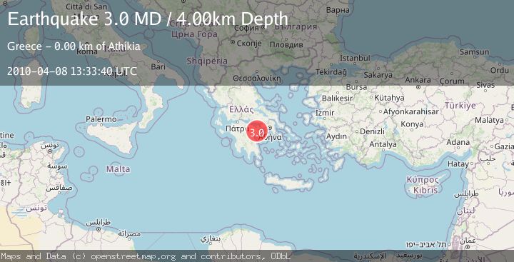 Map of SOUTHERN GREECE