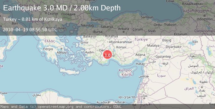 Map of WESTERN TURKEY
