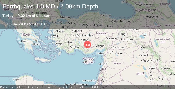 Map of CENTRAL TURKEY