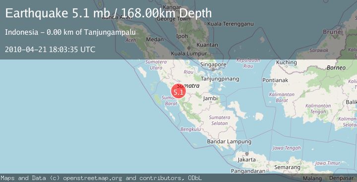 Map of SOUTHERN SUMATRA, INDONESIA