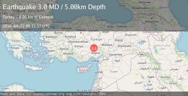 Map of CENTRAL TURKEY