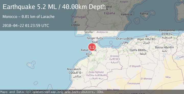 Map of STRAIT OF GIBRALTAR